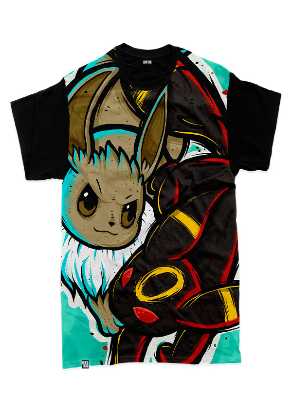 POLERA POKEMON: EEVEE+UMBREON