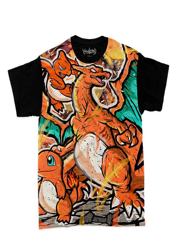 POLERA CHARIZARD EVOLUCIONES