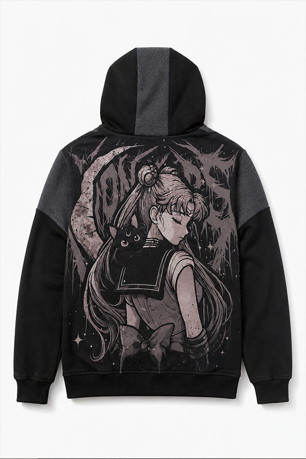 HOODIE SAILOR MOON BLACK